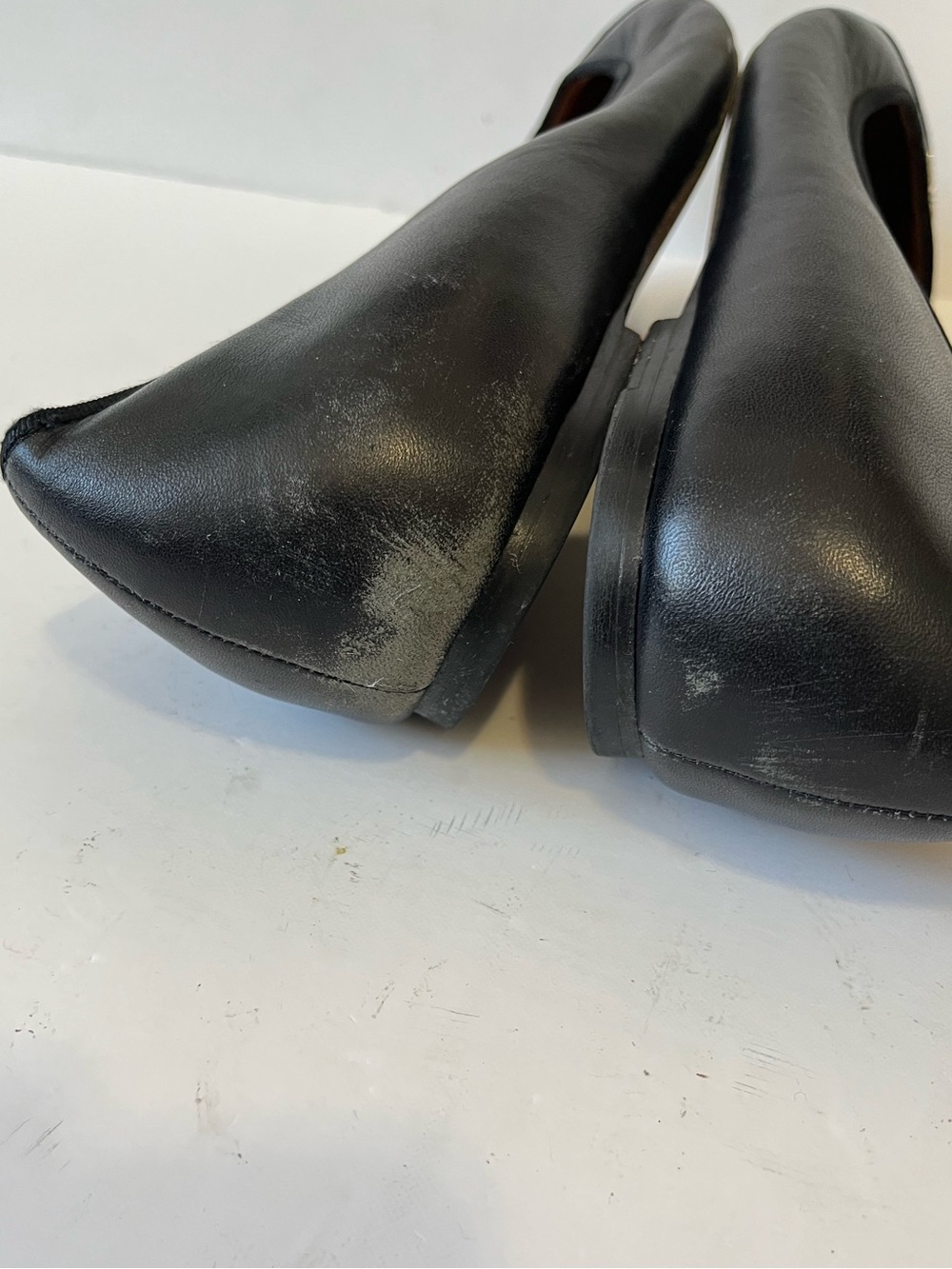 Coach Black Leather Ballet Flats Size 10 - Picture 7 of 10